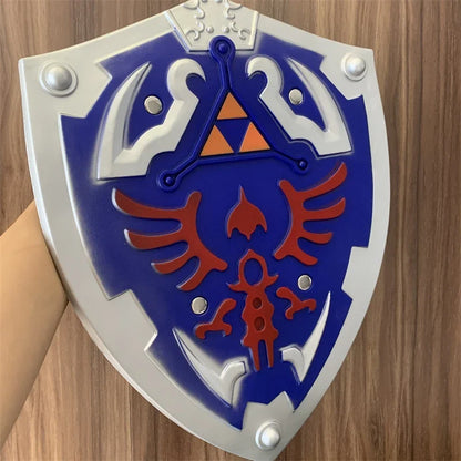 1:1 Skyward Sword Shield Cosplay Weapon – Soft Rubber Link Role-Play Toy for Kids Gift