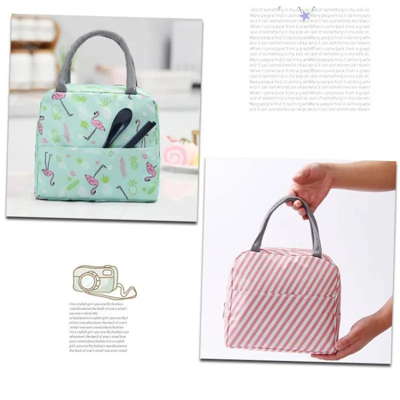 Portable Thermal Lunch Bag – Insulated Large Capacity Lunch Box Storage Bag for Children’s School and Picnic