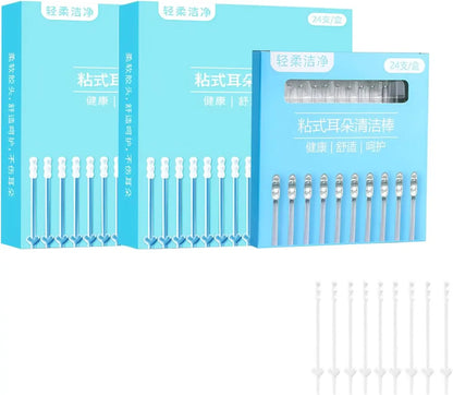 Reusable Earwax Removal Swabs - Sticky Soft Ear Cleaning Picks for Gentle Ear Care, Safe Tool for All Ages
