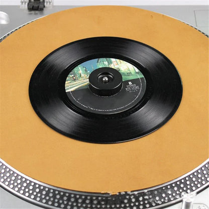 45 RPM Aluminum Adapter — Dome 7-Inch Vinyl Record Converter for All Turntables
