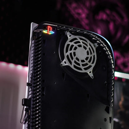 eXtremeRate RGB LED Kit for PS5 (CFI-1 Series) – Rainbow Logo with 40 Effects for Disc & Digital Edition Console