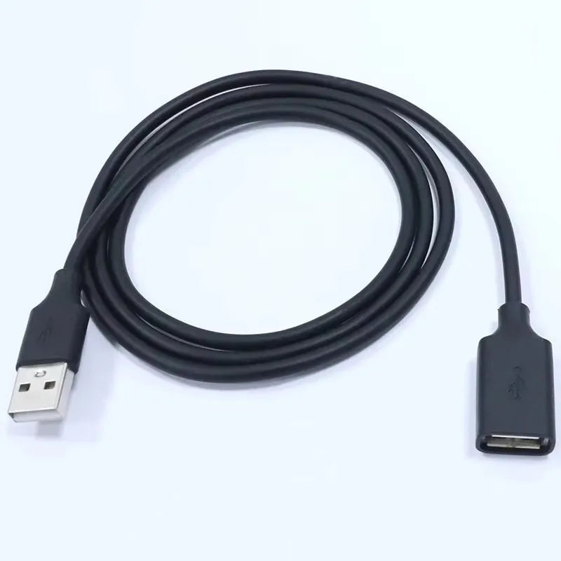 USB 3.0 Male to Female Extension Cable for Laptop, TV, SSD, Camera, and Printer - 0.5M to 5M Data Cord