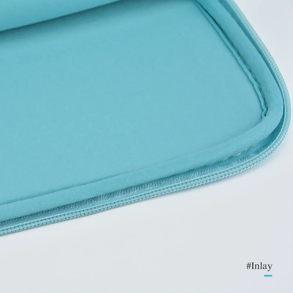 Soft Cotton Laptop Sleeve — Protective Notebook & Tablet Bag Case for 11"-15.6" MacBook, Xiaomi, Huawei, HP, Dell