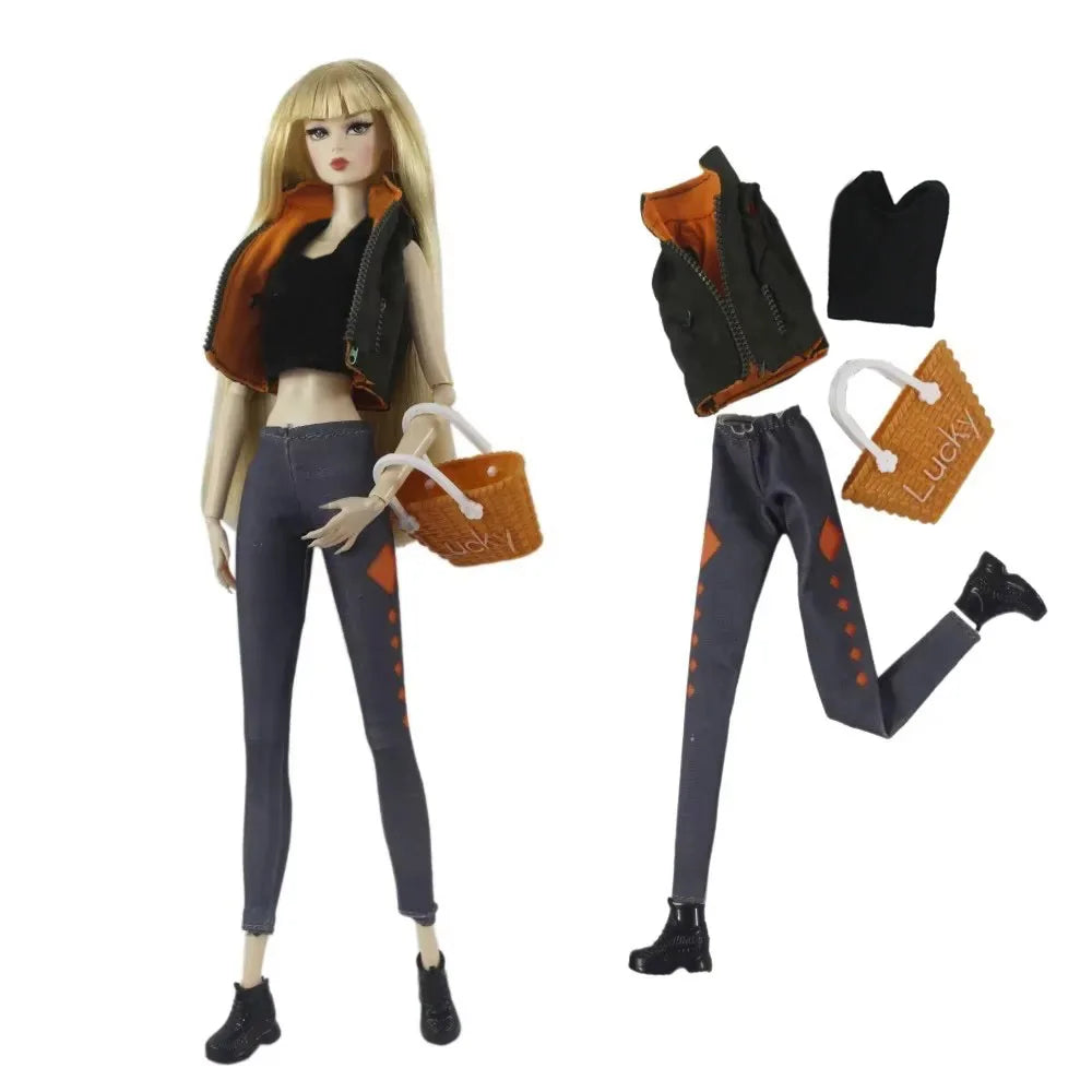 Handmade BABI Doll Clothes – Overcoat Outfit for 11.5-inch (30cm) BJD Dolls, Multiple Styles Gift Set