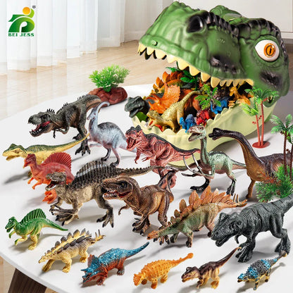 Simulation Dinosaur Toy for Kids - Jurassic T-Rex Action Figure PVC Model, World Animal Park Collectible Educational Toy Gift for Boys 3+ Years