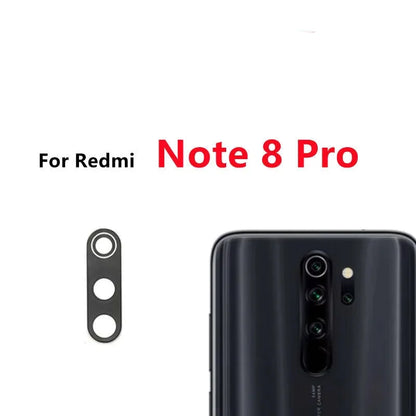 Rear Back Camera Glass Lens Replacement for Xiaomi Redmi Note Series with Repair Tools Kit