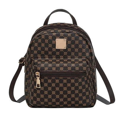 Shoulder backpack Ladies' Fashion bag Pink spots Female Daily Shopping