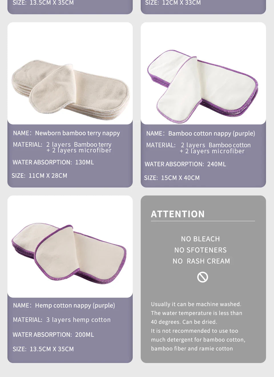 Kangobaby #My Soft Life# Reusable Baby Cloth Diaper Cover – Washable Newborn Nappies 0-3 Months