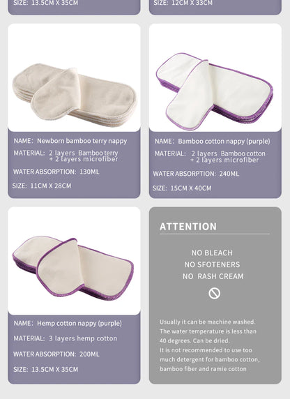 Kangobaby #My Soft Life# Reusable Baby Cloth Diaper Cover – Washable Newborn Nappies 0-3 Months