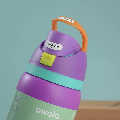 2024 New Owala Insulated Stainless Steel Water Bottle with Straw – BPA-Free Sports Bottle, 24oz/32oz, Great for Travel
