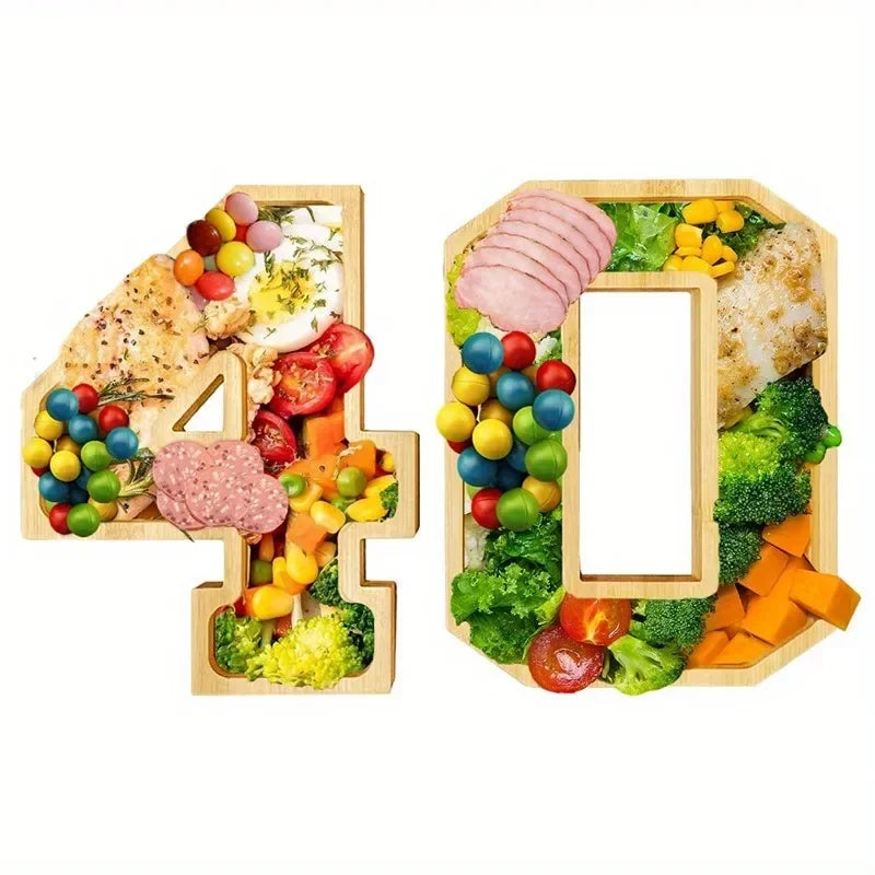 Digital Serving Tray – Fruit, Cheese & Vegetable Platter for Parties, Home Decor, and Xmas Gift