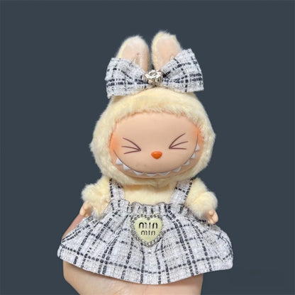 17cm Labubu Plush Doll Skirt — Adorable Skirt Set for DIY Clothes & Accessories Gift