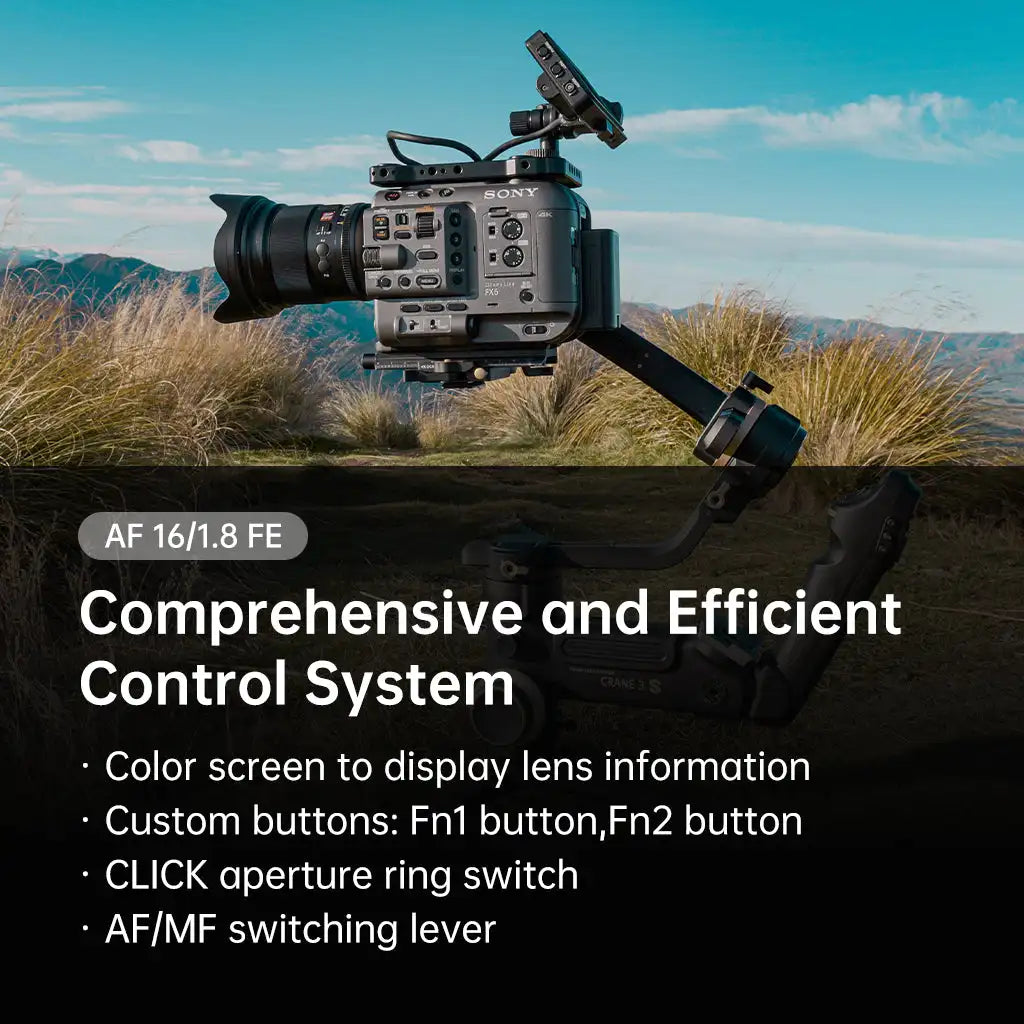 Viltrox AF 16mm F1.8 FE Lens – Full Frame Wide-Angle Fisheye for Sony E ZVE10, A7IV, A7SIII Mirrorless Cameras