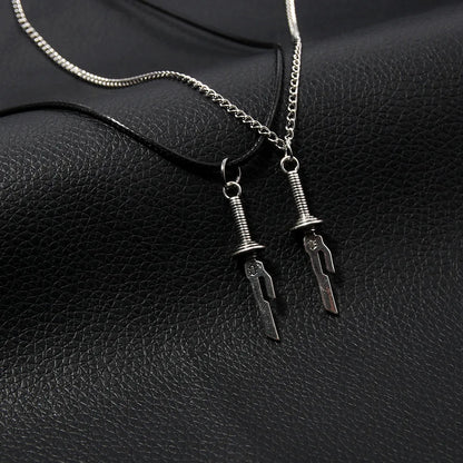 Jujutsu Kaisen Toji Fushiguro Sword Necklace – Spear of Tianri Knife Pendant for Unisex Cosplay