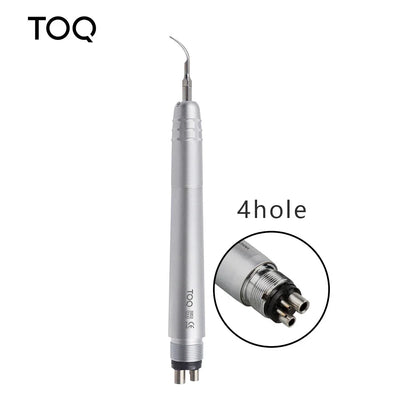Dental Ultrasonic Air Scaler Handpiece – 2/4 Holes with 3 Tips for Teeth Whitening, Polishing & Cleaning