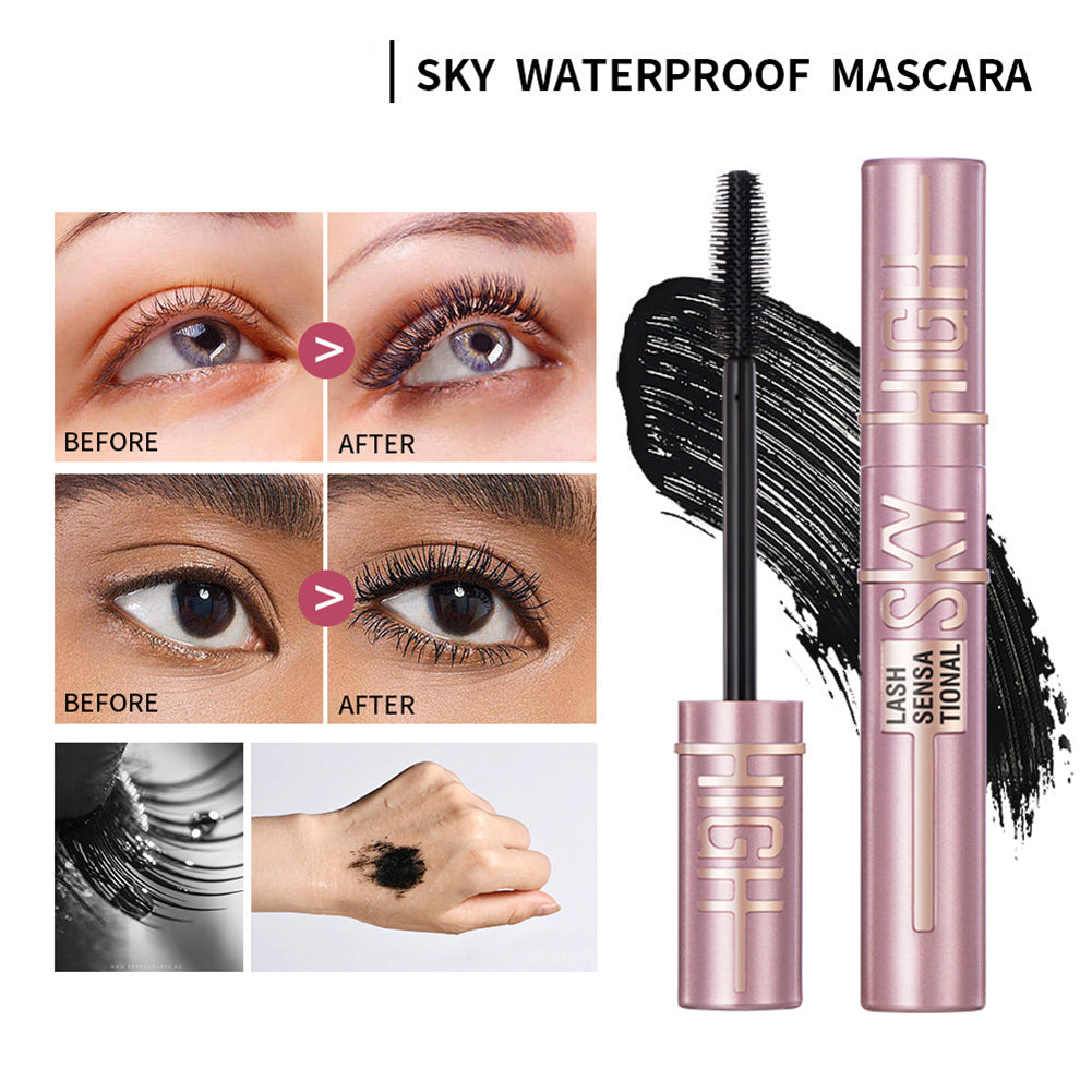 Natural Curling Mascara – Quick Dry, Smudge-Proof Eyelash Cream for Long-Lasting Party Look