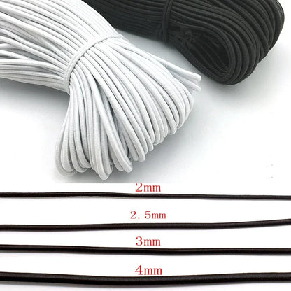 Strong Elastic Bungee Shock Cord Rope – 2/2.5/3/4/5/6mm Stretch String for DIY Jewelry Making, Sewing, Crafts & Garment Accessories