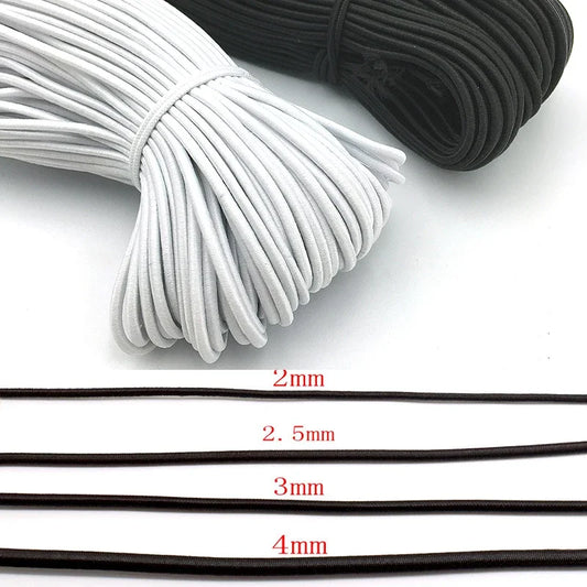 Strong Elastic Bungee Shock Cord Rope – 2/2.5/3/4/5/6mm Stretch String for DIY Jewelry Making, Sewing, Crafts & Garment Accessories