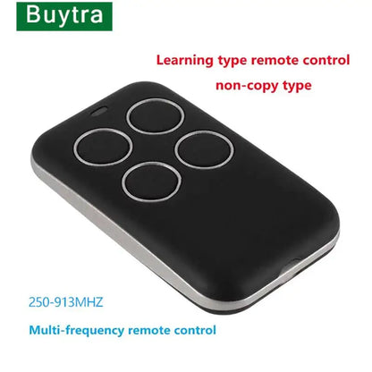 Multifrequency Garage Door Remote Control – 4 Channel Keychain Duplicator for 868, 433, 315, 330, 390 MHz Gates