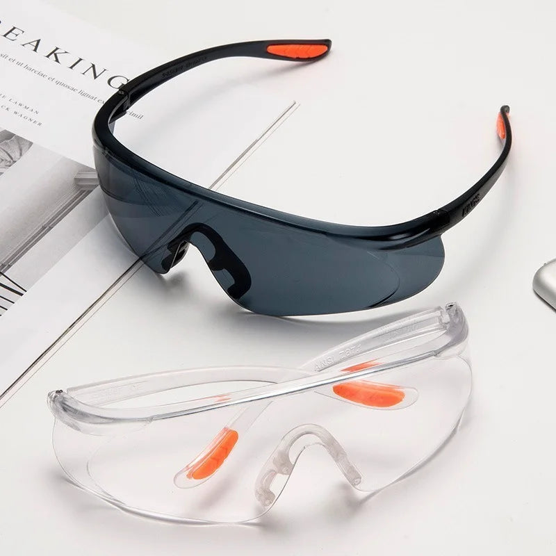 Universal Anti-Splash Safety Goggles - Industrial Eye Protection, Windproof and Dustproof, for Cycling and Work, Unisex