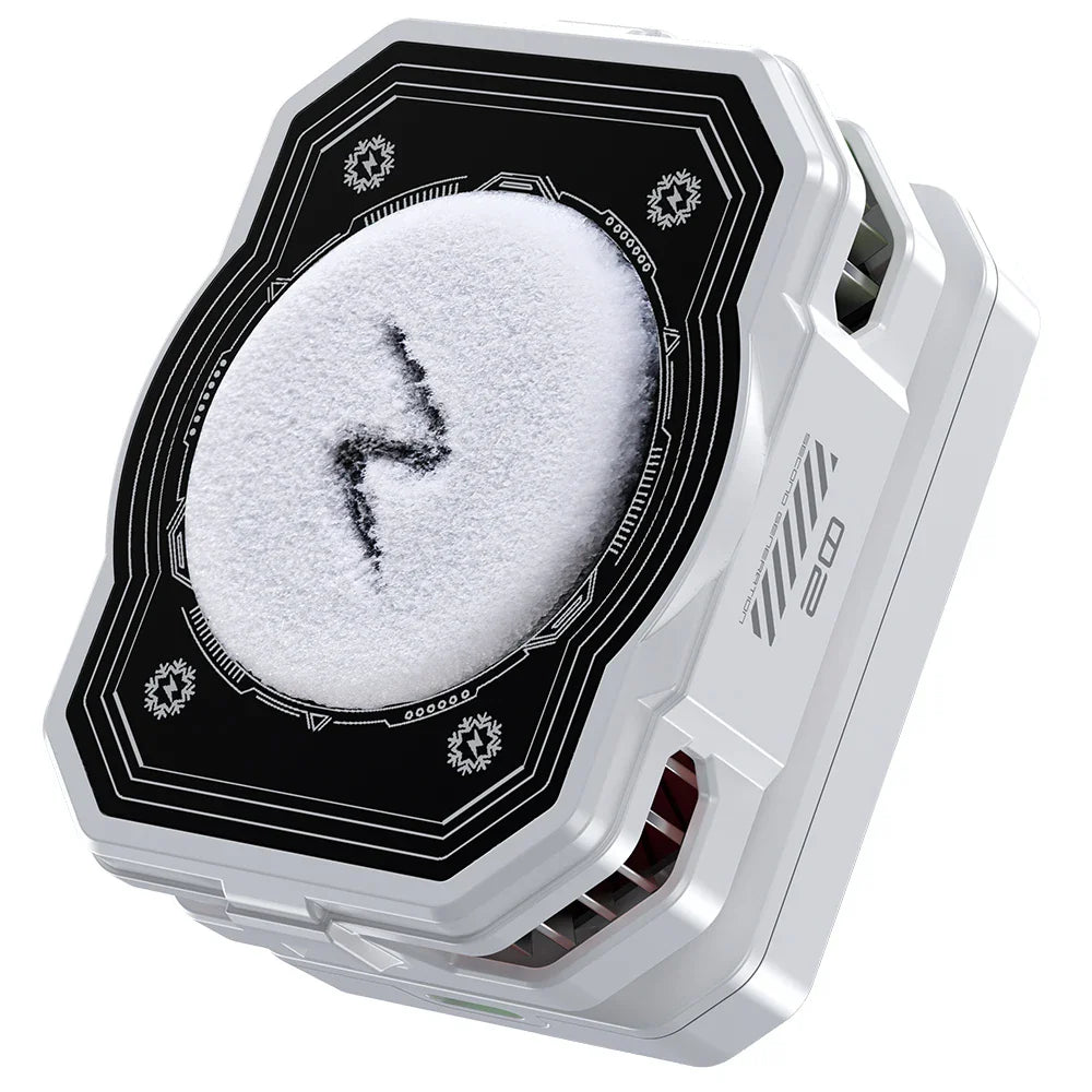 TH10 Semiconductor Phone Cooler – 4800mAh Ice Cooling Radiator with Magnetic & Clip-On Design, Adjustable Gaming Phone Heat Dissipation Fan