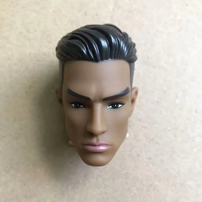 1/6 Male Doll Heads – DIY Ken Doll Parts for Beige Skin Dolls Accessories