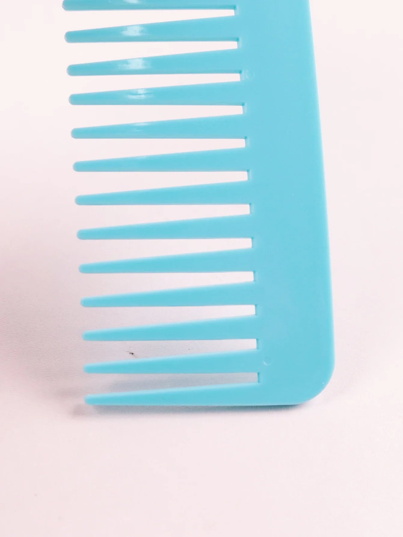 Thick Plastic Heat-Resistant Salon Comb – Anti-Static Long & Wide Tooth Comb for Real Hair Wigs