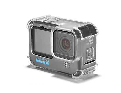 Protective White TPU Housing Case with Lens Cap Strap for GoPro Hero 9 10 11 12 13 Black Accessories