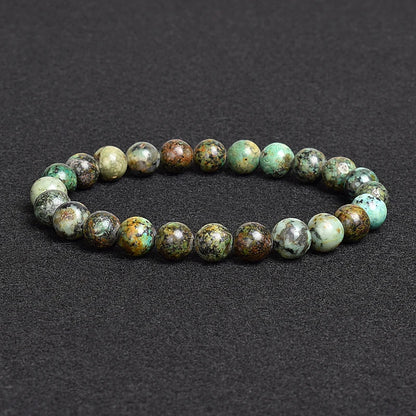 Genuine Natural Stone Beaded Bracelet – Apatite, Lapis Lazuli, Agate & Tiger Eye High Quality Crystal Gem Jewelry Bangle for Men & Women