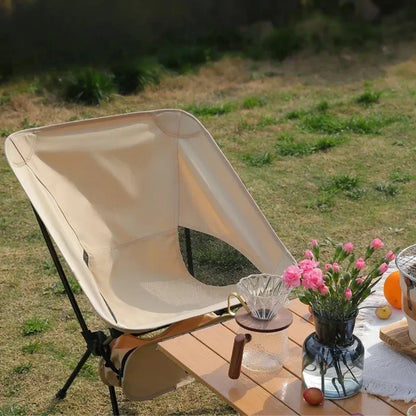 Outdoor Portable Folding Chair - Camping, Fishing, and Leisure Beach Seat for Home, BBQ, Garden, and Picnic