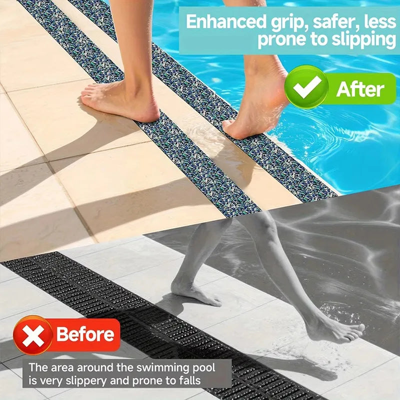 Anti-Slip Heavy Duty Grip Tape – Waterproof High Adhesive Safety Tape for Stairs, Steps & Skateboards
