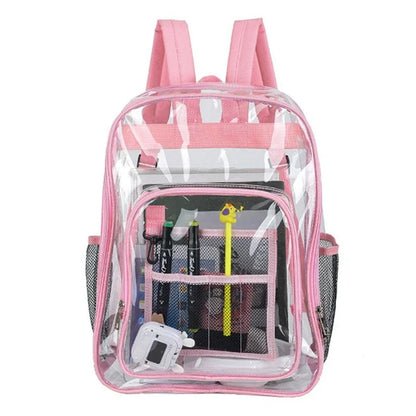 Transparent Shoulder Bag | Unisex Large Capacity Waterproof Multifunctional Backpack for Men & Women