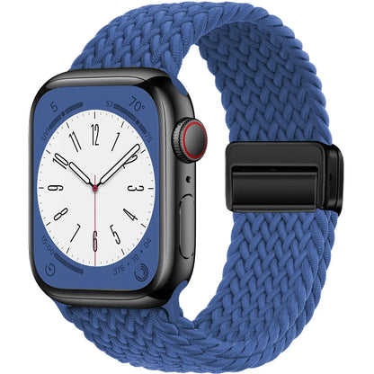 Braided Magnetic Strap for Apple Watch — Compatible with 38mm, 40mm, 41mm, 44mm, 45mm, 49mm Series SE, 7, 6, 8, 9, 10 & Ultra2