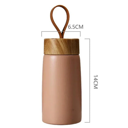 Insulated Travel Coffee Mug - 304 Stainless Steel Mini Thermal Tumbler - Vacuum Flask Water Bottle for Hot and Cold Beverages