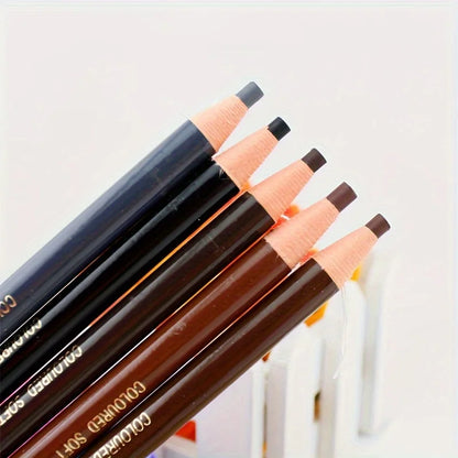 Tear-Off Pull Line Eyebrow Pencil – No Sharpening, Natural Color, Sweat & Smudge Proof Eyebrow Pencil