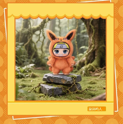 Naruto Series Blind Box Figures — Itachi, Sasuke, Kakashi & Gaara Plush Pendant Collectible Toy, Trendy Birthday Gift