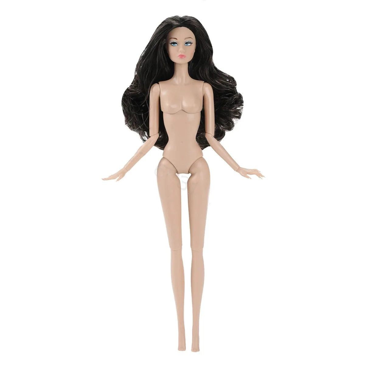 FR Supermodel 1/6 BABI Doll – Movable Joints, DIY Dress-Up Princess with Head & Body Accessories, White/Normal/Chocolate Skin