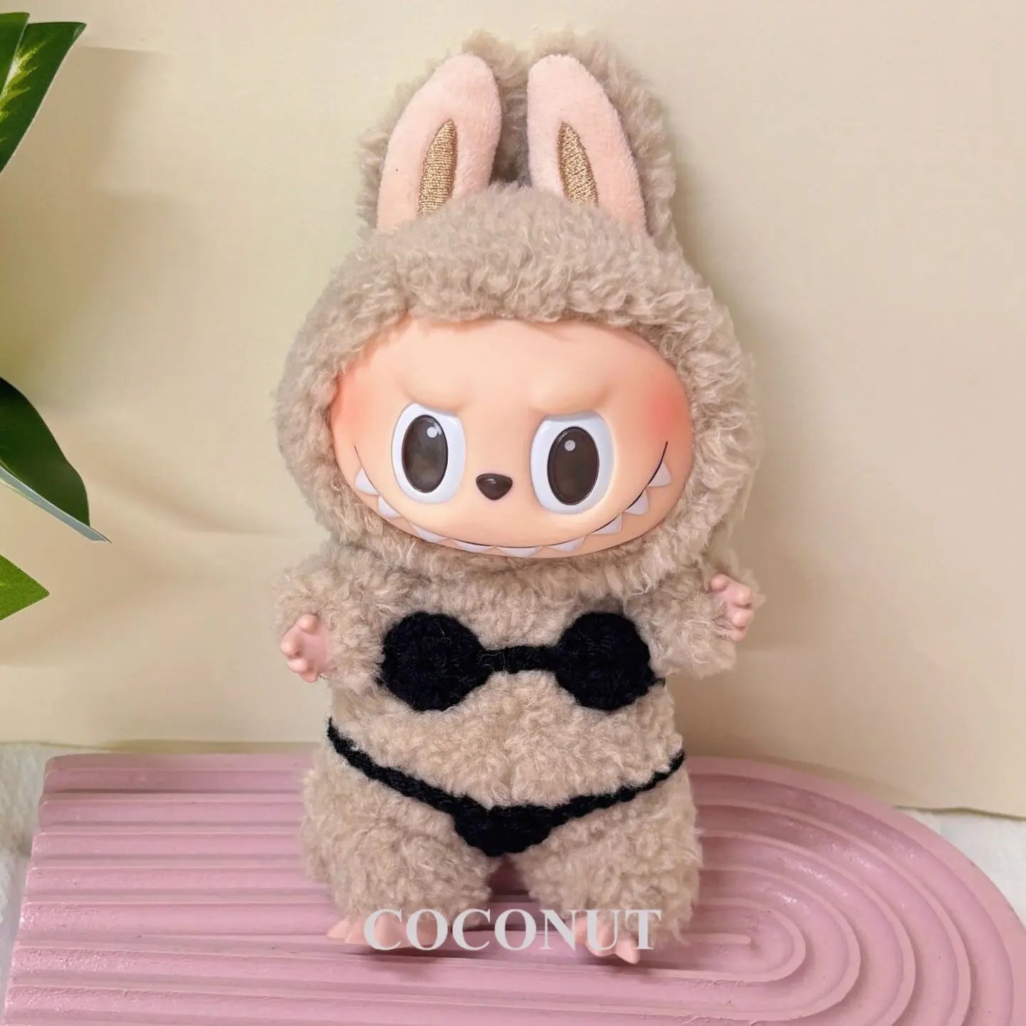 Labubu 3.0 Swimsuit Set - Sexy Bikini Outfit Clothing Accessory for Big Into Energy Series Doll