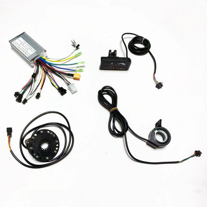 Brushless Motor Controller Kit - 24V/36V/48V 350W-500W E-Bike Sine Wave Controller with S810 LCD Display