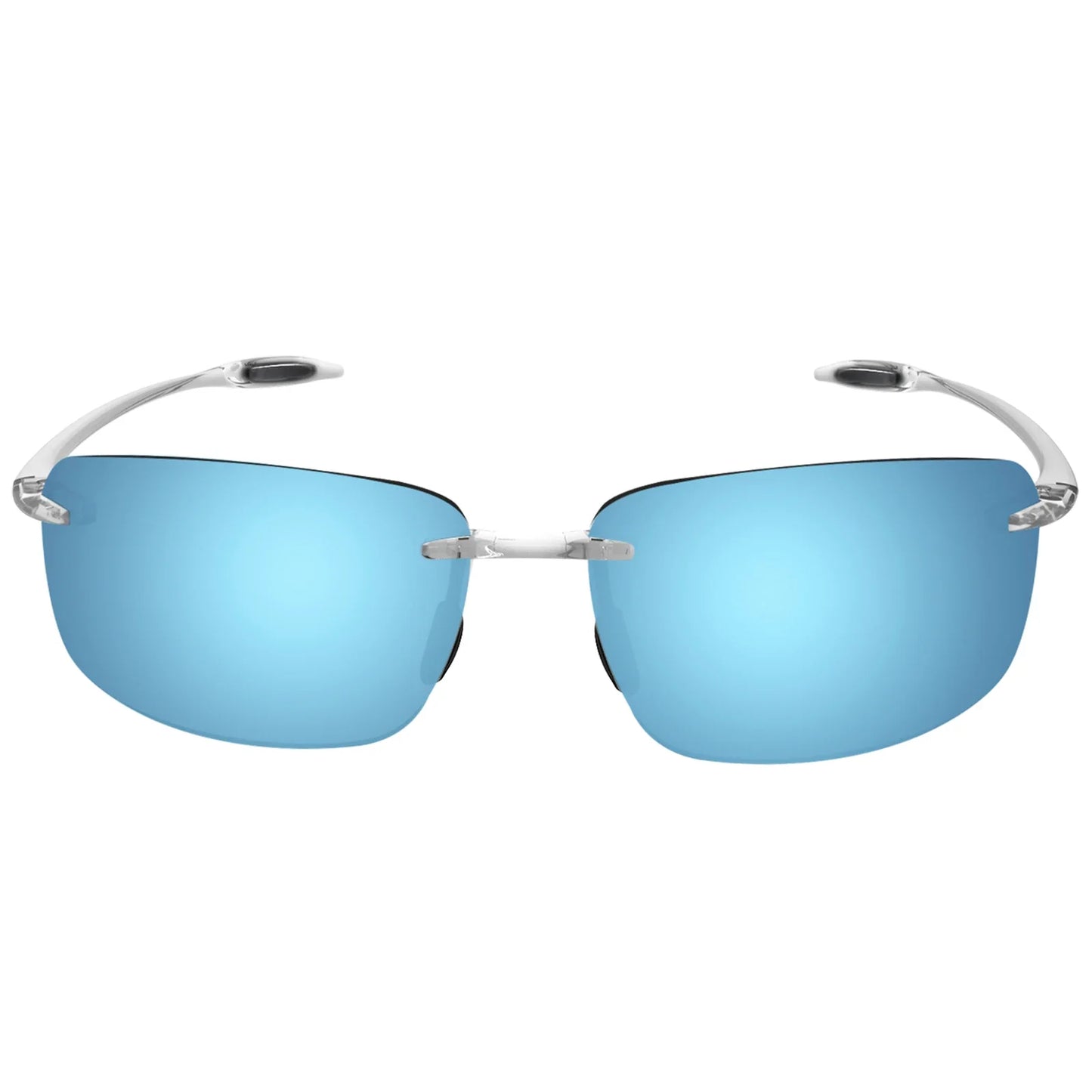 JULI Polarized Classic Sports Rimless Sunglasses – Ultralight Rectangle Frame for Men, Ideal for Fishing, Driving, UV400 Protection, Model MJ8009