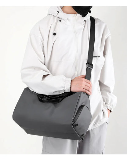 Zipper Large Capacity Oxford Travel Bag – Waterproof Fitness & Sports Luggage with Thickened Fabric