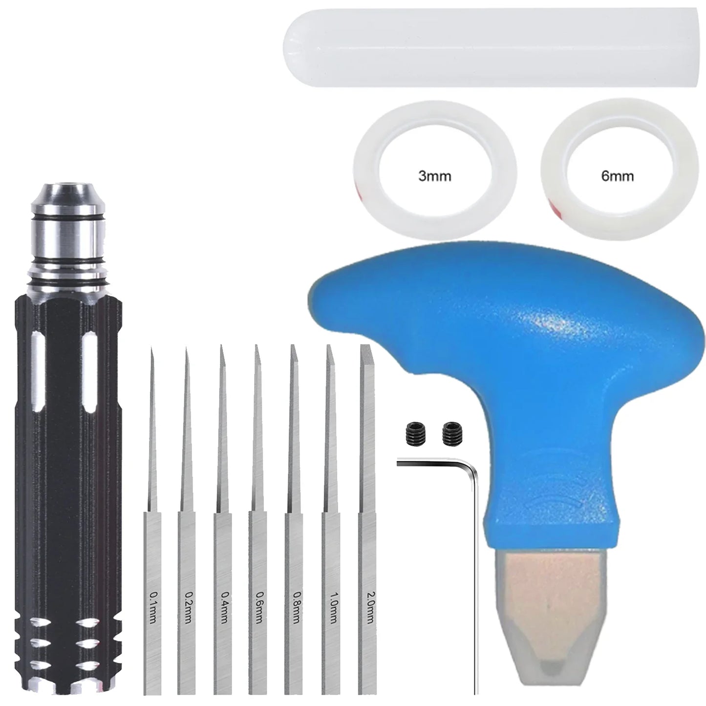 Wear-Resistant Model Carving Scriber Tool Set – Precision Engraving, Cutting & Resin Line Scribing Knife