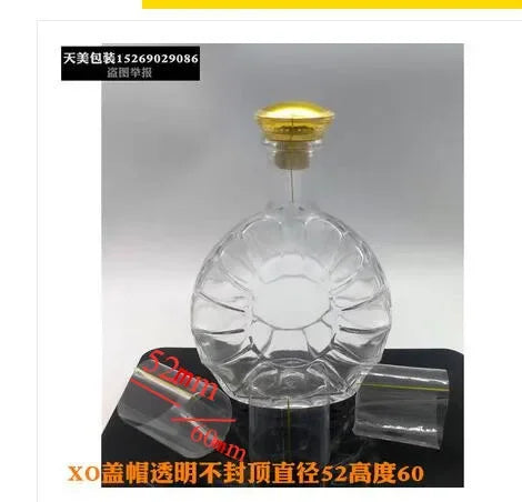 100PCS Wine Bottle Heat Shrink Capsules – Shrink Film Caps for Straight Mouth Bottles Wine Sealing Wrap