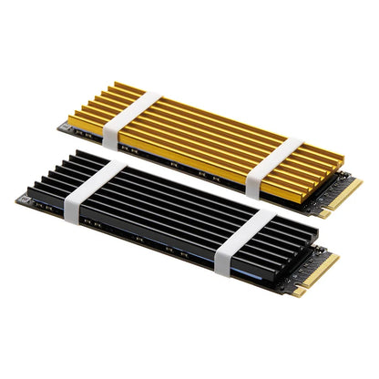 GPUHLOD M.2 2280 SSD Heatsink – Aluminum NVMe NGFF Cooler with Thermal Silicone Pad for PS5 & PC