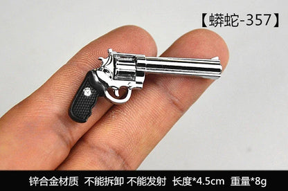 1/6 Scale Miniature Gun Set – Plastic P92, M1911, 98K, MP5K Rifles for 12" Action Figure Doll Accessories