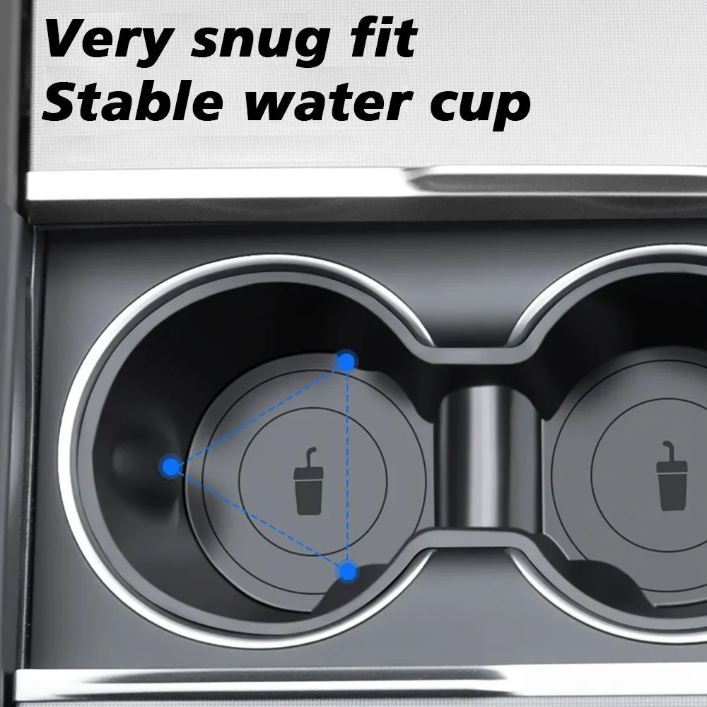 Center Console Cup Holder – Water Bottle Holder for Tesla Model Y (2025–2026) & Model 3 Highland
