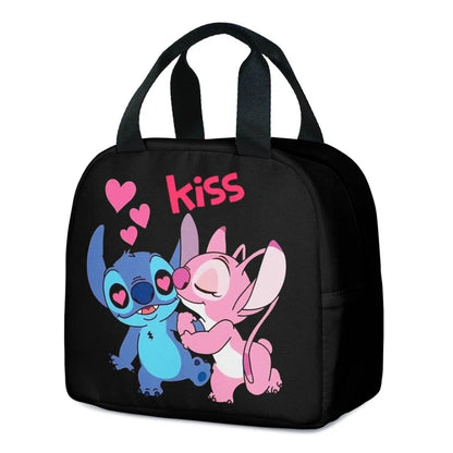 MINISO Stitch Children's Lunch Bag – Primary School Cartoon Lunch Box, Best Gift for Kids, Mochila Style