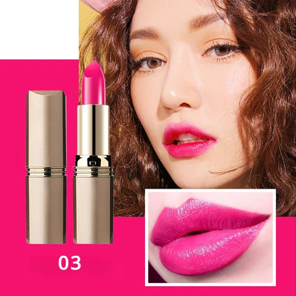 Pink Lipstick – Waterproof, Long-Lasting Red & Rose Velvet Lipstick for Girls & Women Makeup