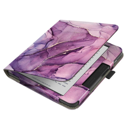 KOBO Libra 7" Leather Case – Hand Strap, Stand & Card Slot Cover for Libra Colour, Libra 2, Libra H2O (N428/N418/N873)