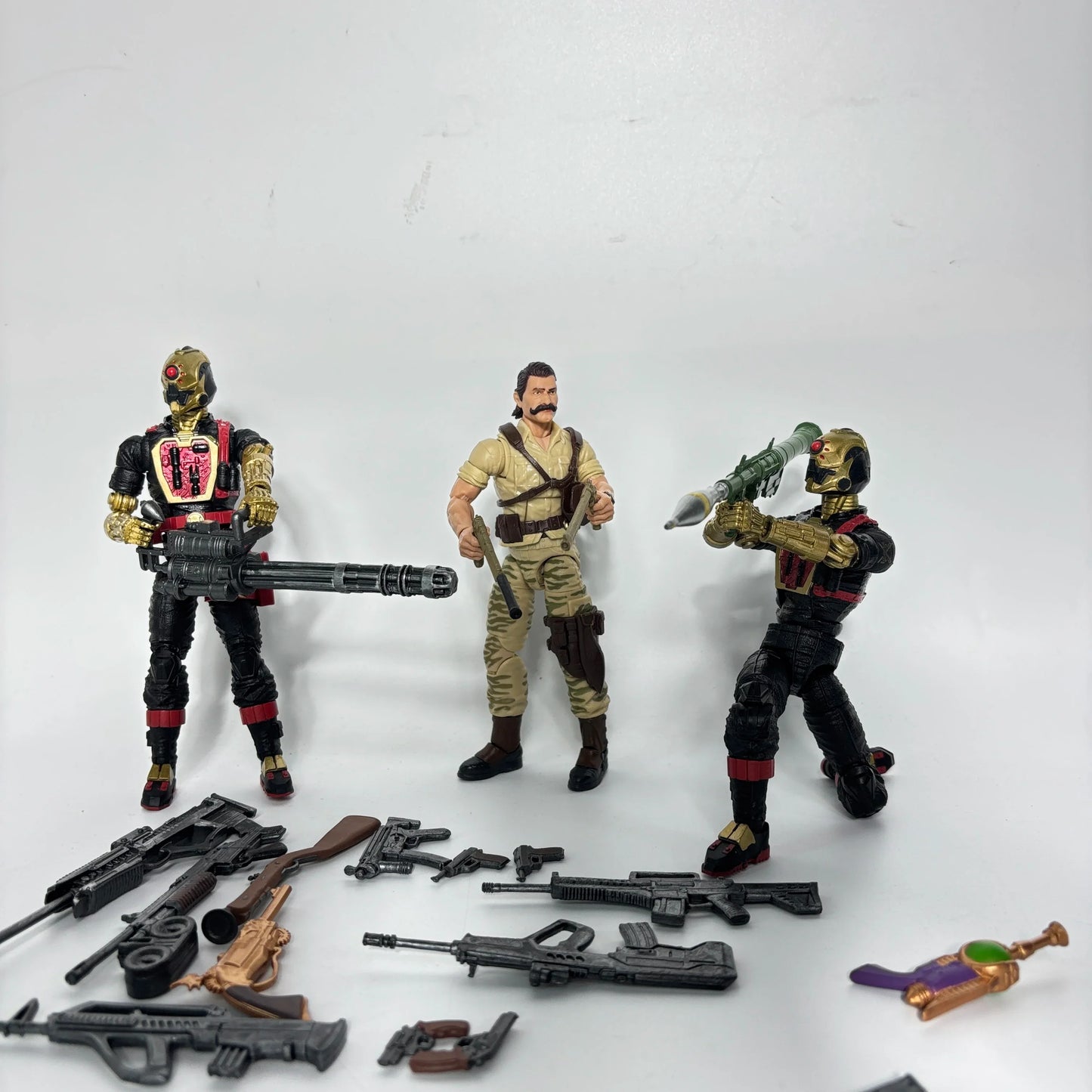 G.I. Joe Classified 6" Action Figures – Dr. Mindbender, Snake Eyes, Dreadnok Torch & Zandar Toy Gift